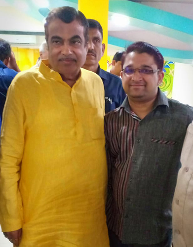 BJP leader and Central Minister Shri Nitin Gadkari.