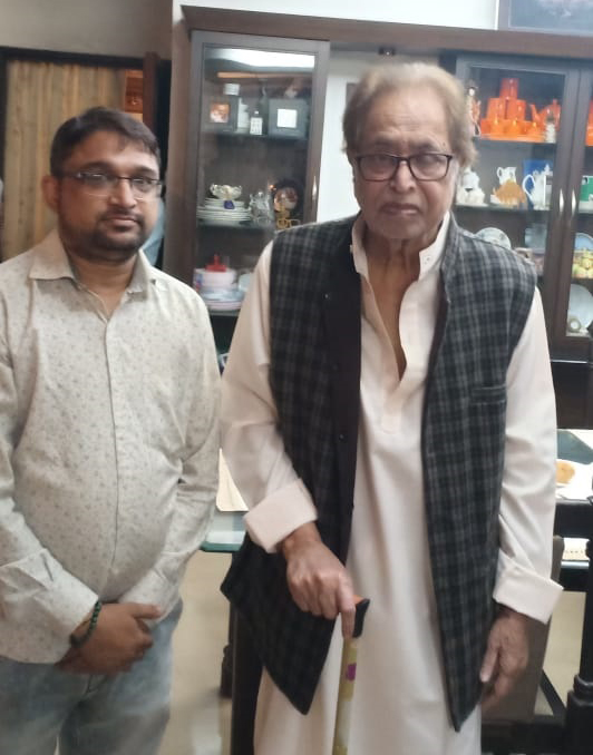 With Pandit Shree Hrydaynathji Mangeshkar